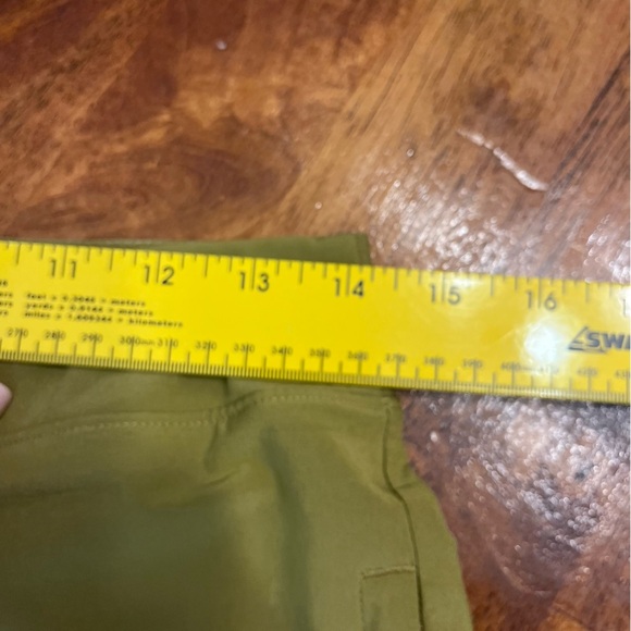 Athleta Women’s Vienna Slim Pant in Olive Mustard yellow green color size 4 - Picture 9 of 9